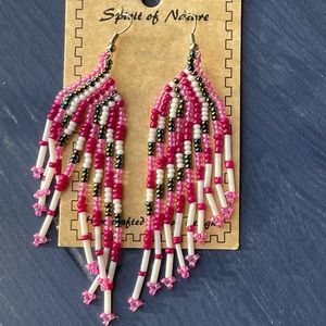 Native American Inspired Seed Bead Earrings